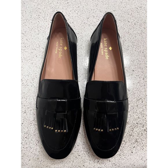 Kate Spade Black Loafers - Picture 1 of 8